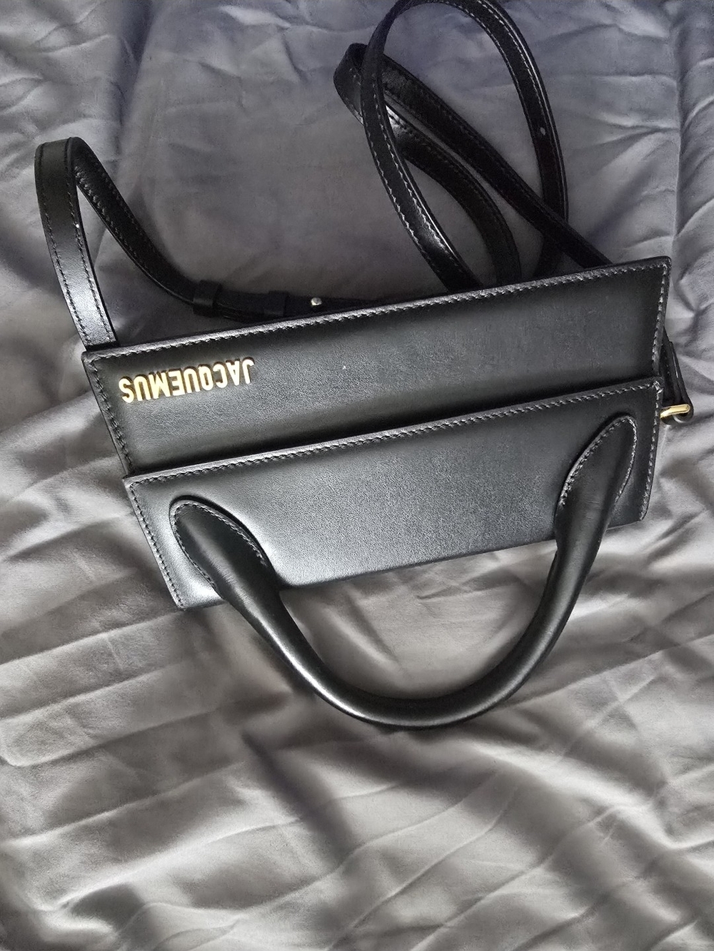 Jacquemus black Le Chiquito Classiques Long Top-Handle Bag/crossbody - Picture 2 of 4